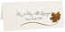Photograph of Tented Sugar Maple Wispy Leaf Place Cards