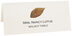 Photograph of Tented Walnut Colorful Leaf Place Cards