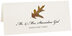 Photograph of Tented White Oak Colorful Leaf Place Cards