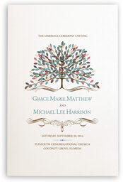 Photograph of Arbor Day Wedding Programs