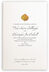 Photograph of Yellow Aspen Leaves Wedding Programs