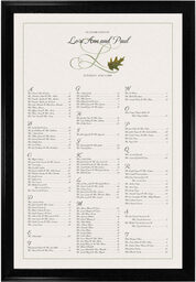 Photograph of Wispy Oak Seating Charts