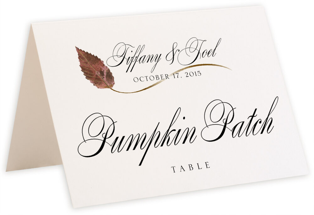 Photograph of Tented Ironwood Wispy Leaf Table Names
