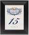 Framed Photograph of Mitzvah Monogram Table Numbers