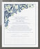 Photograph of Paisley Ocean Wedding Certificates