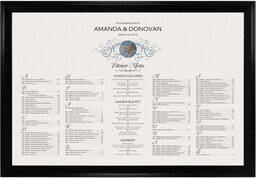 Photograph of Blue Sand Dollar Seating Charts