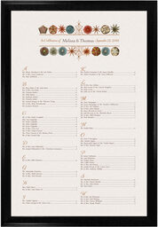 Photograph of Sea Flowers Seating Charts