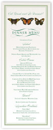Photograph of Butterfly Ballet Wedding Menus