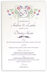 Photograph of Butterfly Kisses Wedding Menus