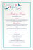 Photograph of Leah and Luna Wedding Menus