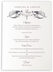 Photograph of Starling Square Wedding Menus