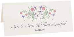 Photograph of Tented Butterfly Kisses Place Cards