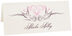 Photograph of Tented Lovebirds Place Cards