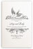 Photograph of Constitution Flourish Birds Wedding Programs