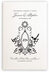 Photograph of Woodcut Birds Wedding Program Wedding Programs