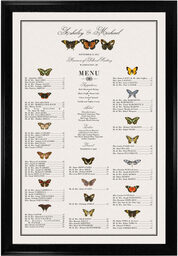 Photograph of Butterfly Collector Seating Charts