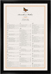 Photograph of Butterfly Wishes Seating Charts