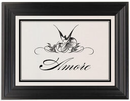 Framed Photograph of Honeydew Table Names