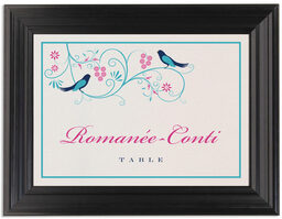 Framed Photograph of Leah and Luna Table Names