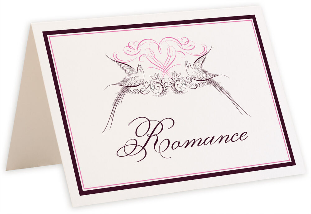Photograph of Tented Lovebirds Table Names