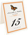 Photograph of Tented Butterfly Wishes Table Numbers