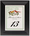 Framed Photograph of Two Red Birds - Windy Afternoon Table Numbers