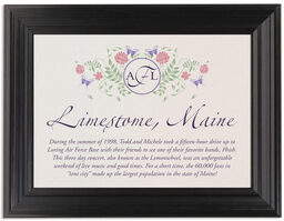 Framed Photograph of Butterfly Kisses Memorabilia Cards