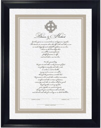 Photograph of Celtic Cross 04 Wedding Certificates