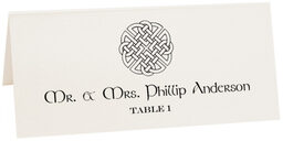Photograph of Tented Celtic Knot Assortment Place Cards