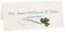Photograph of Tented Wispy Shamrock Place Cards
