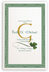 Photograph of Wispy Shamrock Wedding Programs