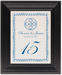 Framed Photograph of Celtic Cross 08 Table Numbers