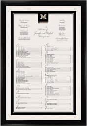 Photograph of Contemporary Monogram 08 Seating Charts