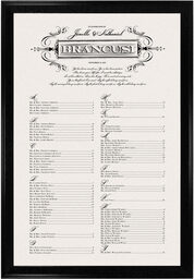 Photograph of French Typographic Library 10 Seating Charts