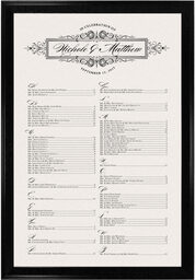 Photograph of French Typographic Library 12 Seating Charts