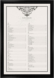 Photograph of Spiral Swirl Top Seating Charts
