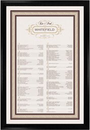 Photograph of Victorian Flourish Seating Charts