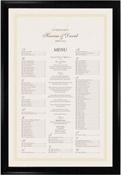 Photograph of Elegance Monogram 28 Seating Charts