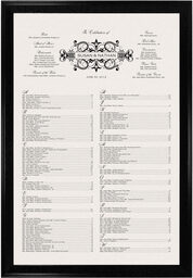 Photograph of Time Machine Seating Charts