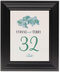 Framed Photograph of Rasm e Henna Table Numbers