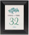 Framed Photograph of Rasm e Henna Table Numbers