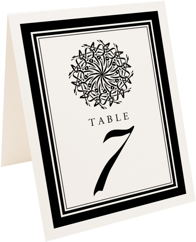 Photograph of Tented Islamic Symbol 13 Table Numbers