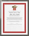 Photograph of Two Birds Double Happiness Wedding Certificates