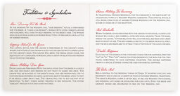 Photograph of Chinese Double Happiness 07 Wedding Programs