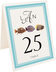 Photograph of Tented Tropical Fish Pattern Table Numbers