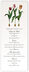 Photograph of Tulip Bulbs Wedding Menus