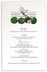 Photograph of Water Lily Patch Wedding Menus