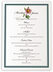 Photograph of Wild Pink Rose Swirl Wedding Menus