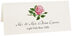 Photograph of Tented Light Pink Rose Place Cards