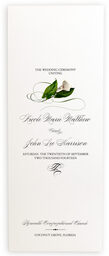 Photograph of Calla Lily Swirl Wedding Programs
